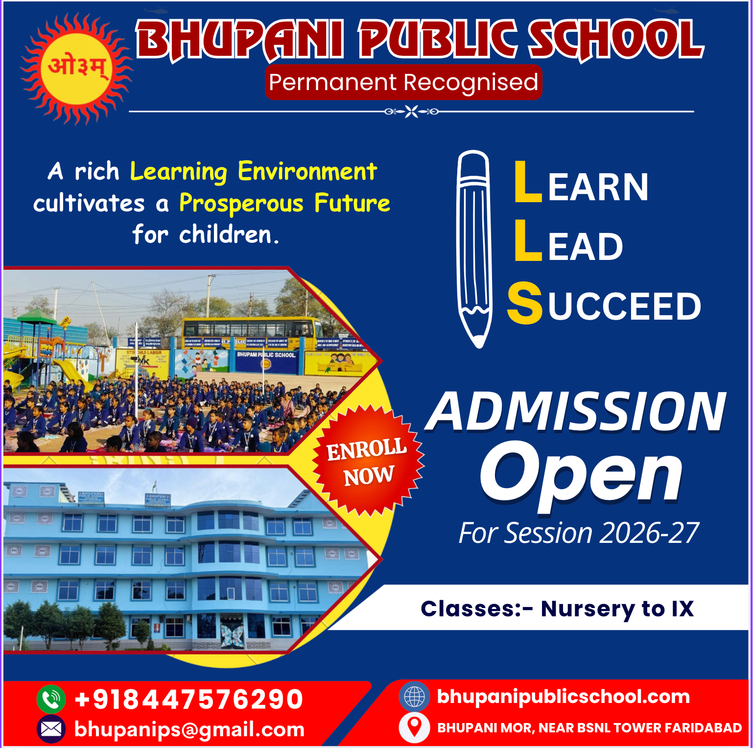 Admission Open 2026-27